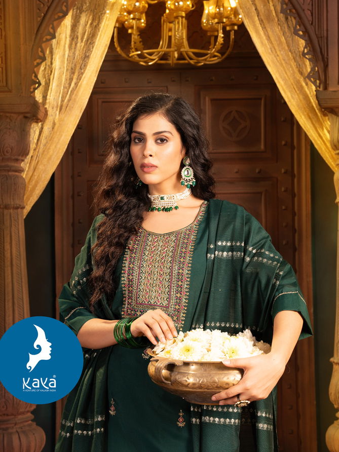 Juhi 2 By Kaya Embroidery Designer Kurti With Bottom Dupatta Wholesale Shop In Surat